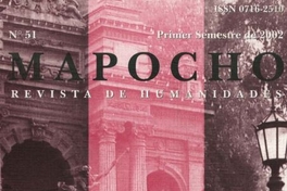 Mapocho : n° 51, primer semestre, 2002