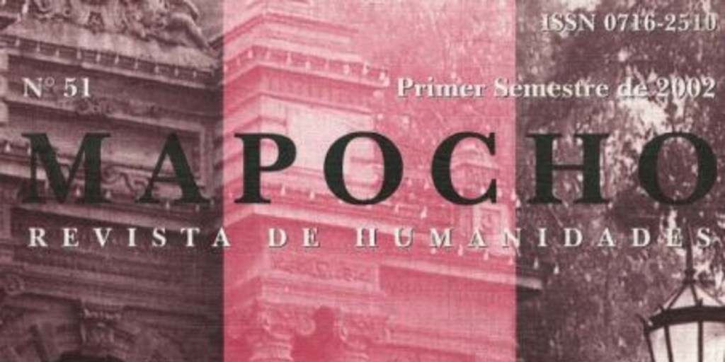 Mapocho : n° 51, primer semestre, 2002