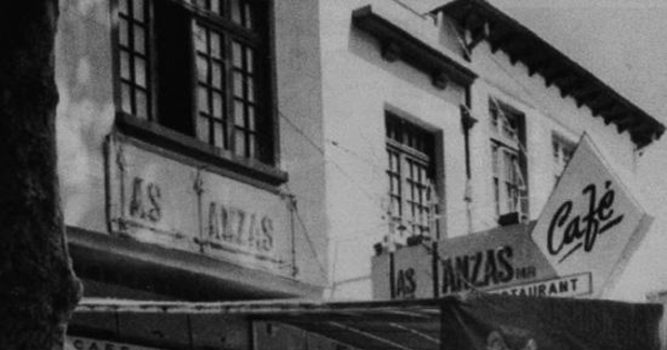 Café Las Lanzas, hacia 1980