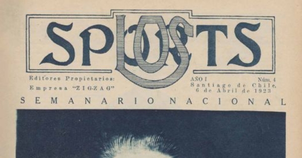 Los Sports : n° 4, 6 de abril de 1923