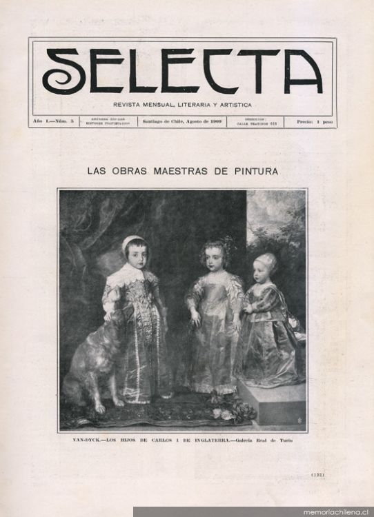 Selecta : año 1, n° 5, agosto de 1909