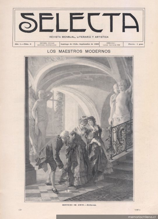 Selecta : año 1, n° 6, septiembre de 1909