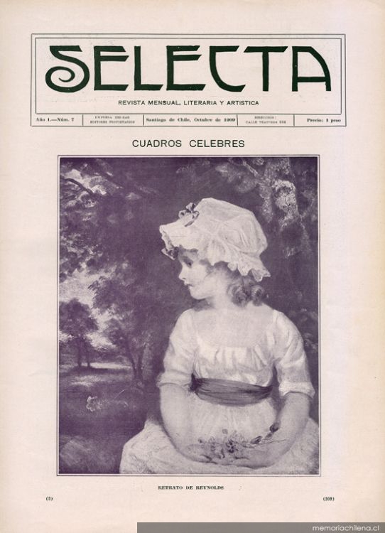 Selecta : año 1, n° 7, octubre de 1909