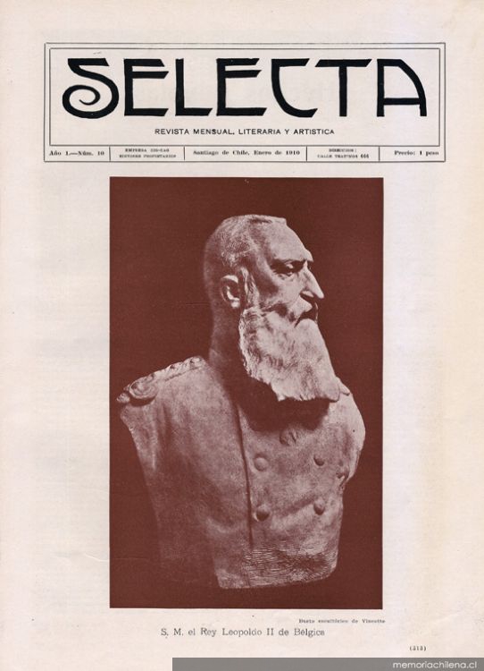 Selecta : año 1, n° 10, enero de 1910