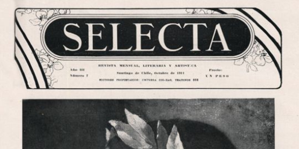 Selecta : año 3, n° 7, octubre 1911