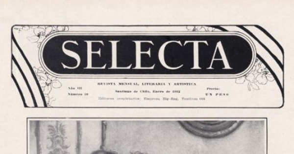 Selecta : año 3, n° 10, enero 1912