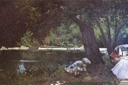 Laguna del Parque Cousiño, 1887