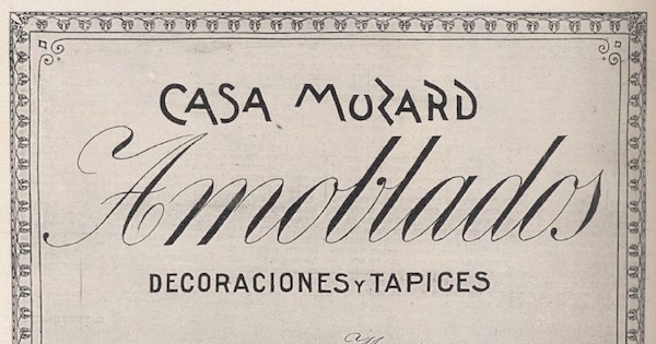 Casa Muzard : amoblados, decoraciones y tapices