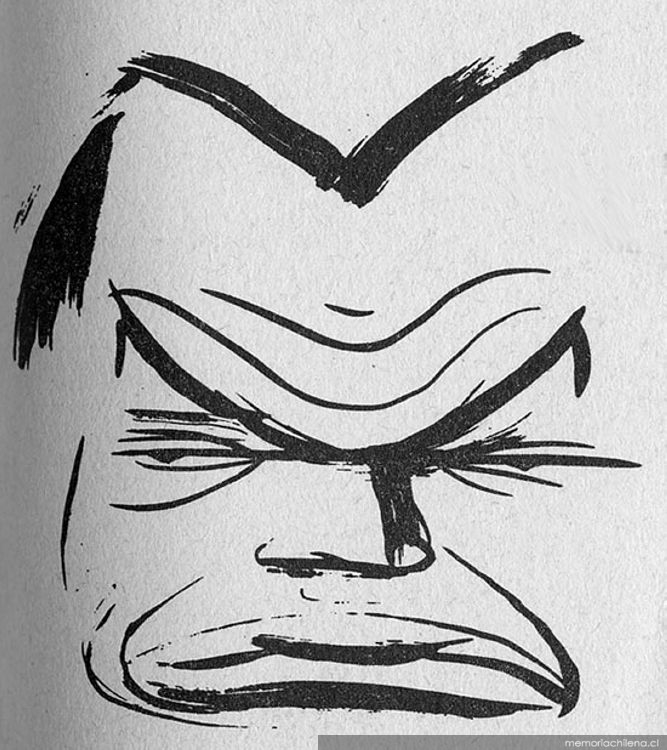 Edward G. Robinson, caricatura, 1929