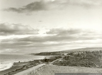 Camino rural del sur del país, mediados del siglo XX