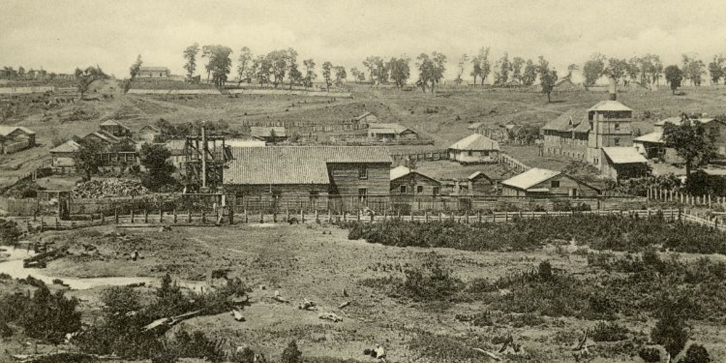 Cervecerías y destilería en Victoria, fines del siglo XIX