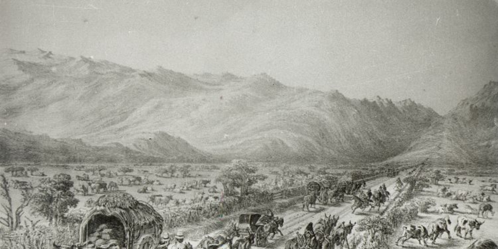 Camino de Santiago a Valparaíso, siglo XVIII