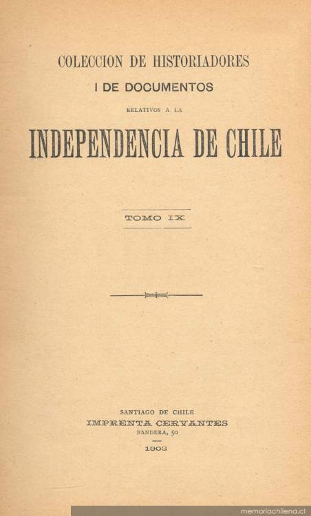 [Documentos relativos a la revolución de 1810]