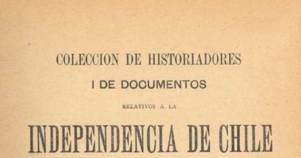 [Documentos relativos a la revolución de 1810]