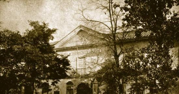 Hospital San Francisco de Borja (Fachada Antigua), hacia 1910