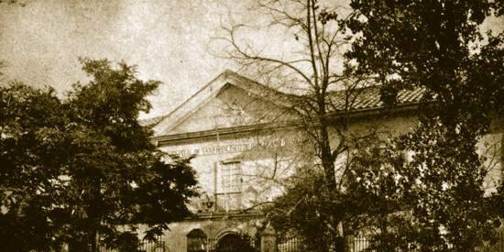 Hospital San Francisco de Borja (Fachada Antigua), hacia 1910