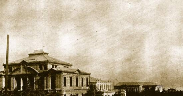 Vista panorámica del Instituto de Higiene, hacia 1910