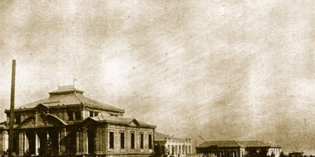 Vista panorámica del Instituto de Higiene, hacia 1910