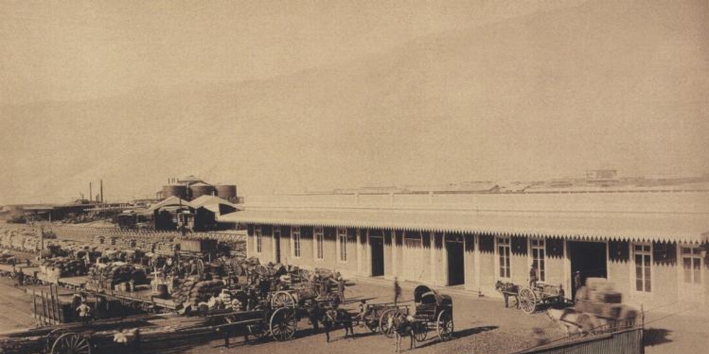 Estación de ferrocarriles de Iquique, 1889