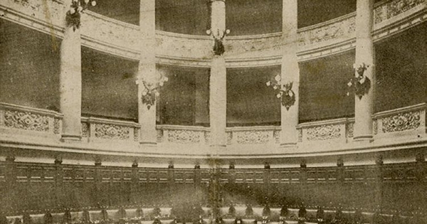 Cámara de Senadores, hacia 1918