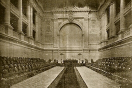 Sala de Sesiones del Congreso, hacia 1918