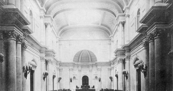 Interior Congreso Nacional, 1925