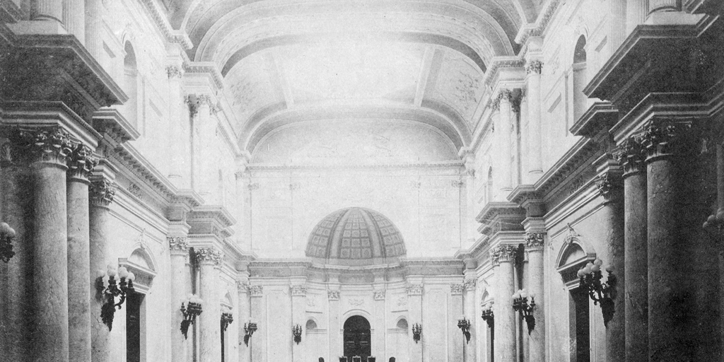 Interior Congreso Nacional, 1925