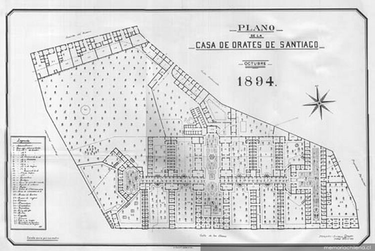 Plano de la Casa de Orates