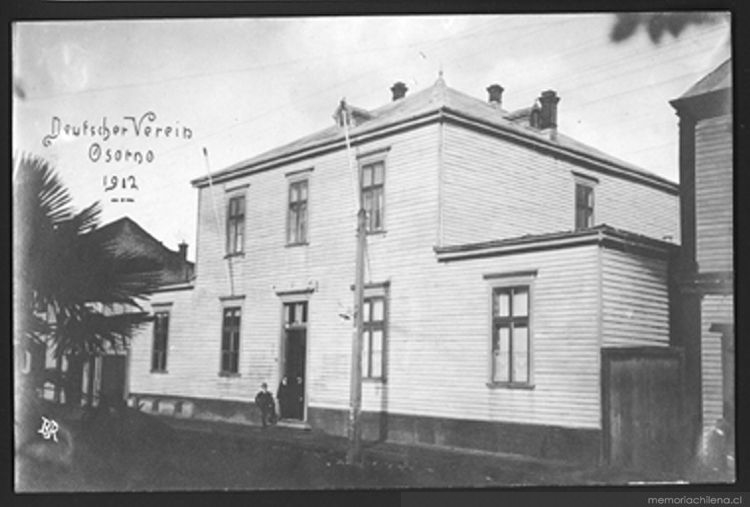 Club alemán de Osorno, 1912