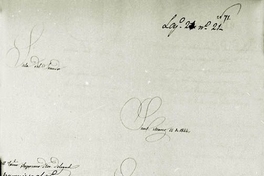 Decreto de aprobación del contrato de estanco a la compañía Portales y Cea. 23/8/1824 - Oficio del senado en que se remite al ejecutivo el acuerdo sobre el estanco del tabaco. 16/3/1824