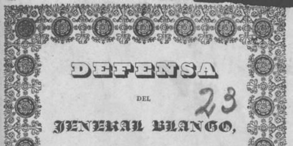 Defensa del Jeneral Blanco, dictamen fiscal y sentencia de la corte marcial que confirma la absolución pronunciada por el Consejo de Guerra de oficiales jenerales sobre los cargos que se hacían a dicho jeneral por su conducta en la campaña del Perú