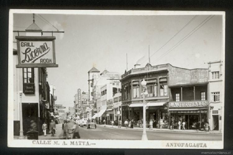 Calle Manuel Antonio Matta, Antofagasta, ca. 1960