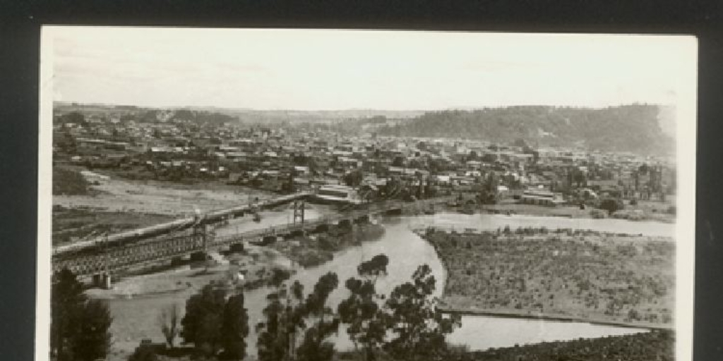 Panorámica de Temuco, ca. 1949