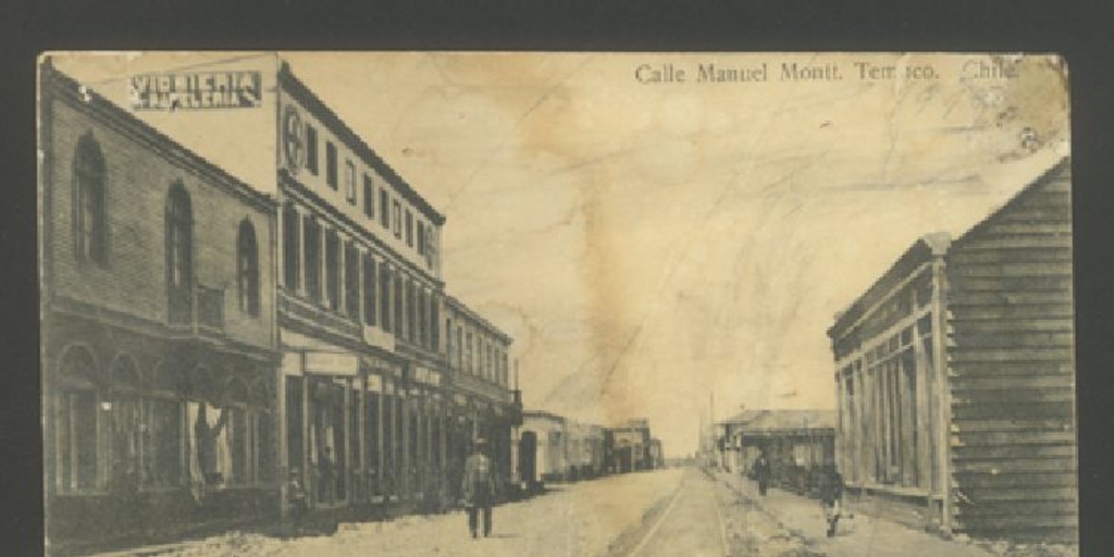 Calle Manuel Montt, Temuco, ca. 1920