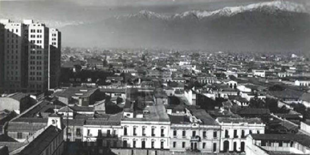 Vista panorámica de Santiago de Chile