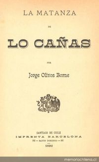 La matanza de Lo Cañas