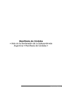 Manifiesto de Córdoba