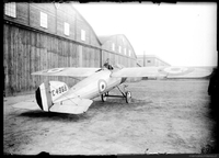 Avión H. P 110 de la Escuela de Aviación