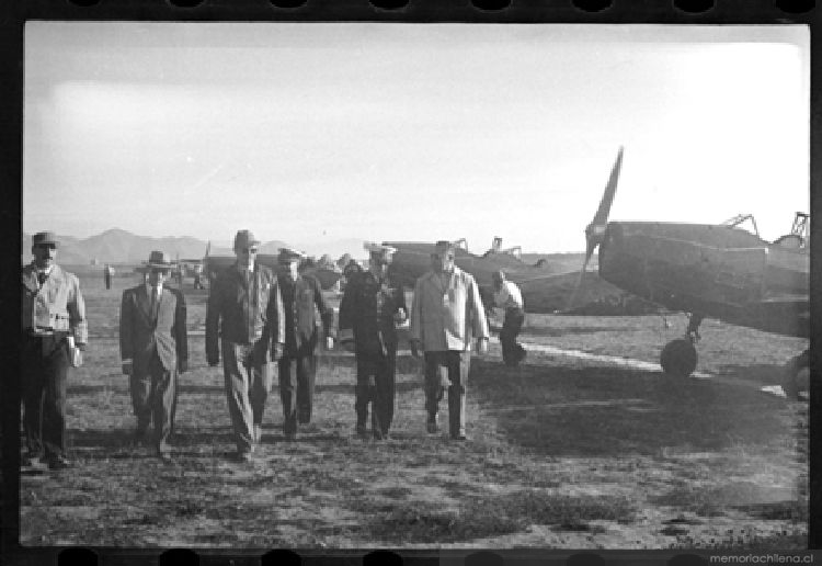 Club Aéreo de Chile. Fiesta aniversario en Cerrillos, 10 de mayo de 1947