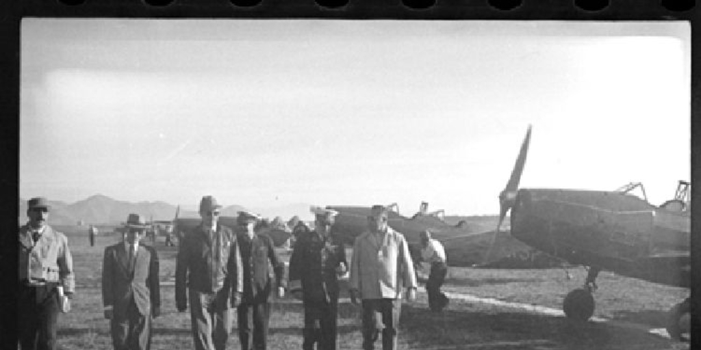 Club Aéreo de Chile. Fiesta aniversario en Cerrillos, 10 de mayo de 1947