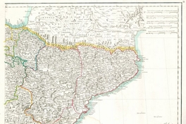 Mapa general de España, dividido en sus actuales provincias, islas adyacentes y reyno de Portugal, 1792