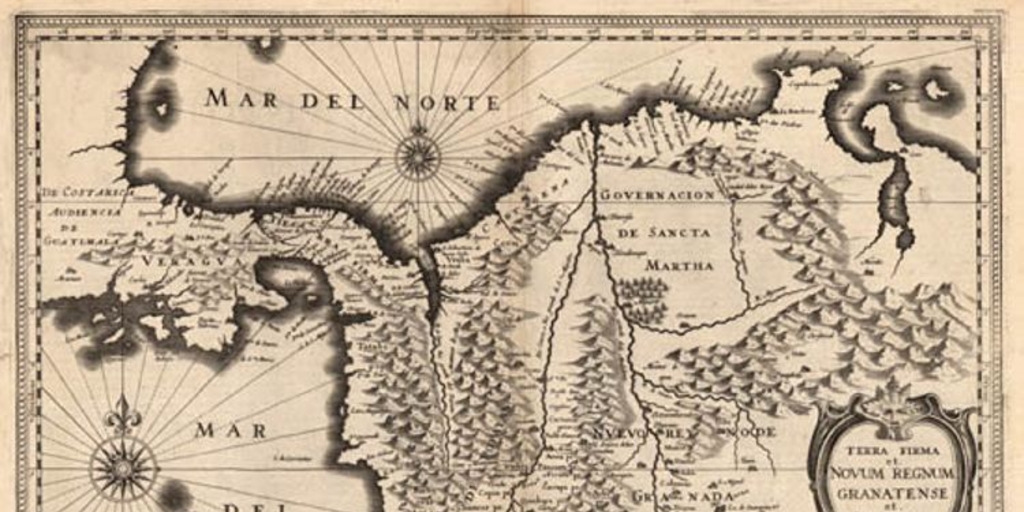 Terra Firma et Novum Regnum Granatense et Popayan, siglo 17