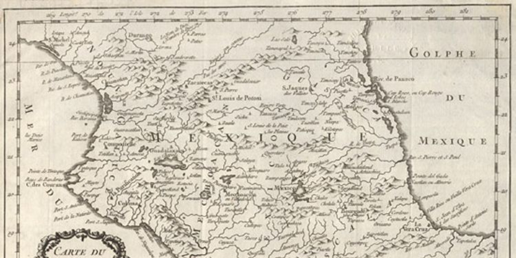 Carte du Mexique : pour l' Histoire Generale des Voyages, 1754