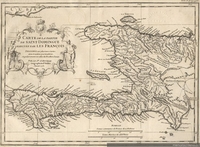 Carte de la partie de Saint-Domingue habitée par les francois, 1731