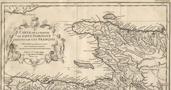 Carte de la partie de Saint-Domingue habitée par les francois, 1731