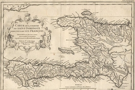 Carte de la partie de Saint-Domingue habitée par les francois, 1731