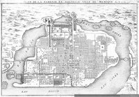 Plan de la fameuse et nouvelle ville de Mexique, 1715