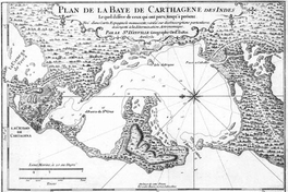 Plan de la Baye de Carthagene des Indes: tiré d'une carte espagnole manuscrite..., 1730