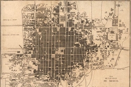 Plan de la Ville de Mexico, siglo 18