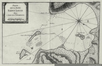 Plan de la baye Saint Louis dans l'Isle de St. Domingue, 1764